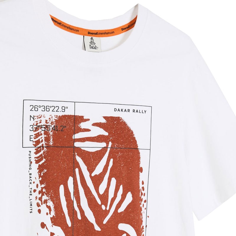 T-shirt blanc Dakar DES 1425