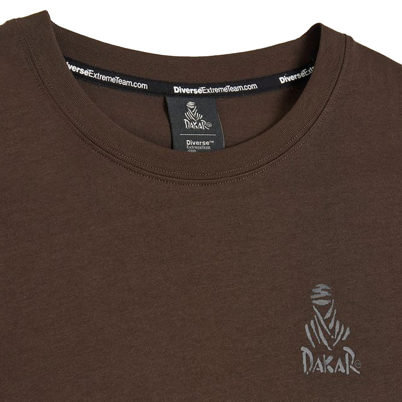 T-shirt marron Dakar LOGO SMR