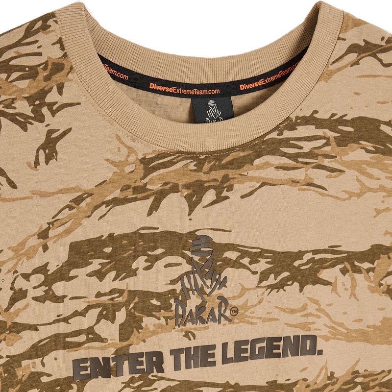 Tee-shirt Dakar DES 1825 camouflage beige