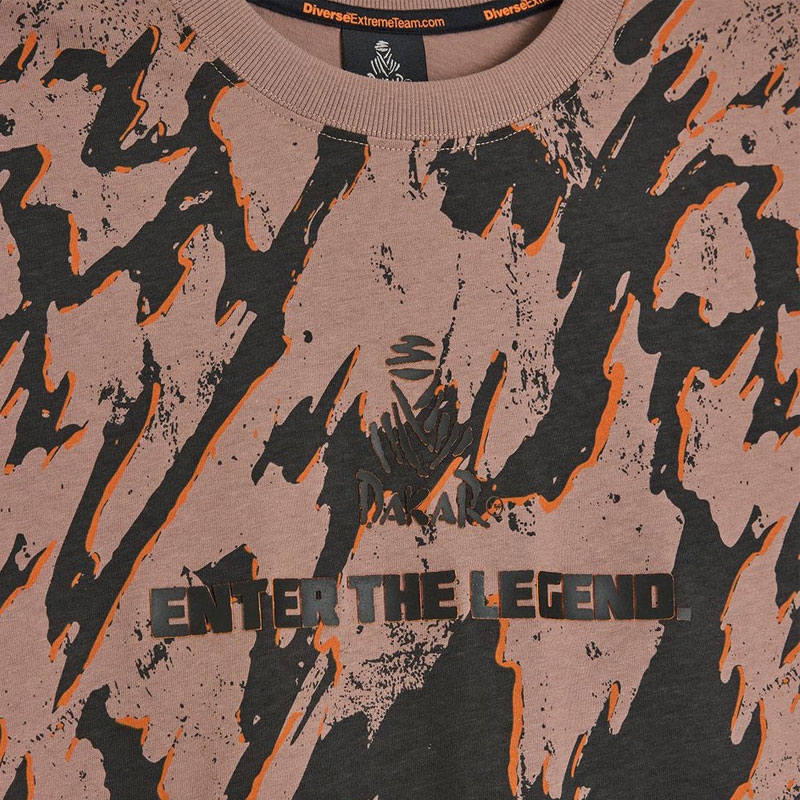 T-shirt Dakar DES 1825 camo foncé