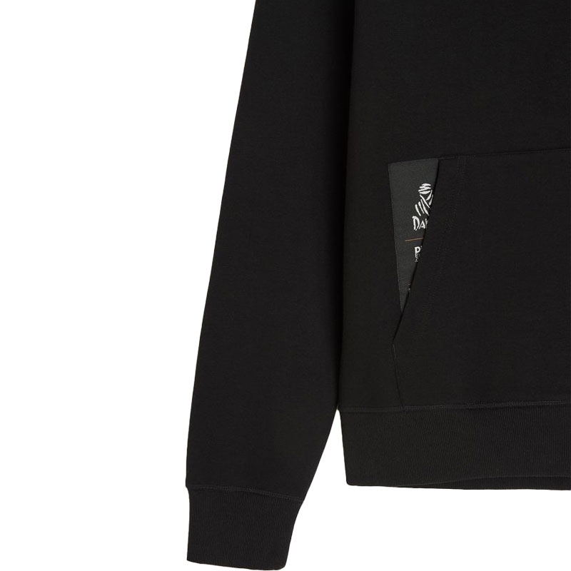 Sweat à capuche Dakar VIP zippé H25 noir