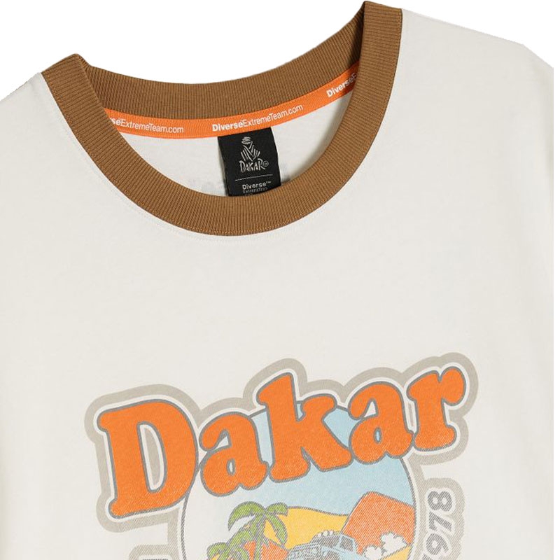 Tee-shirt Dakar DES VINT MOR blanc