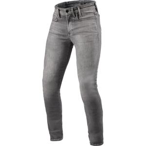 Jean de moto Revit Piston 3 Skinny Extra Cropped, gris délavé