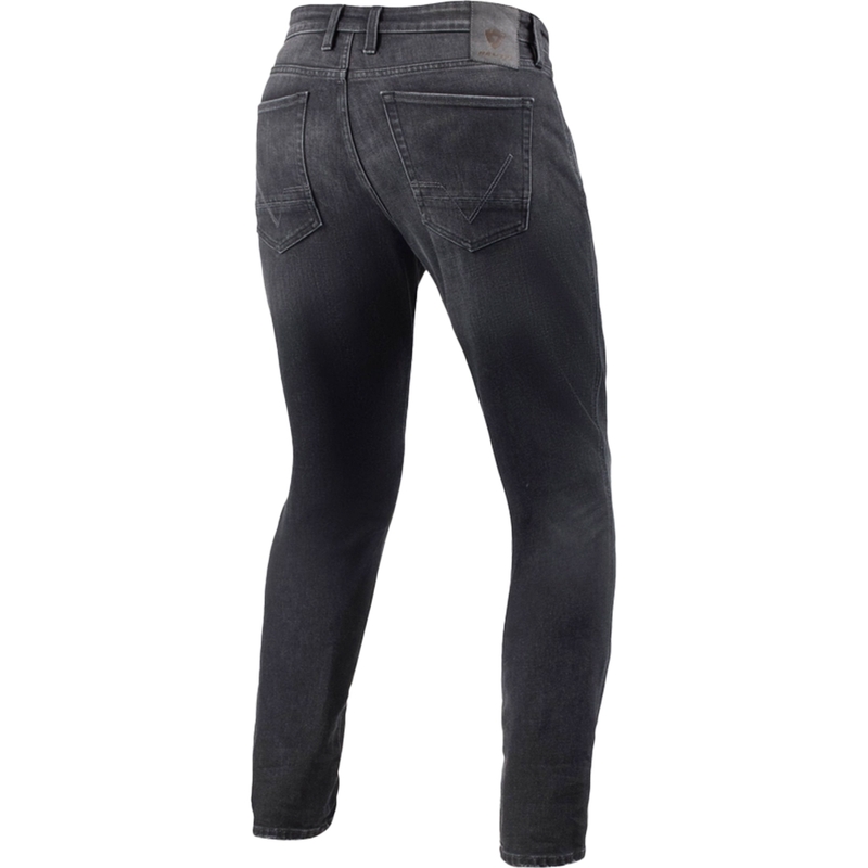 Jean moto skinny Revit Kai gris moyen pierre