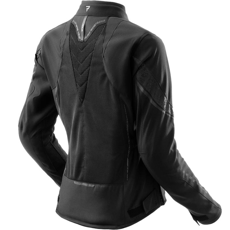 Veste de moto pour femme Rebelhorn Jax noire