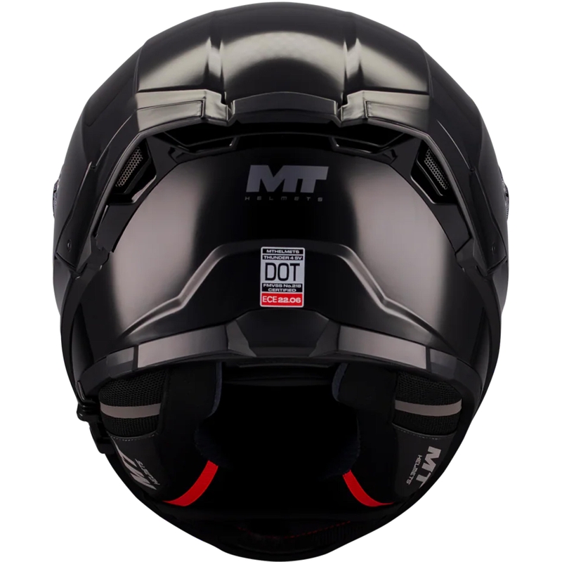 Casque intégral de moto MT Thunder 4 SV Pure A1 noir