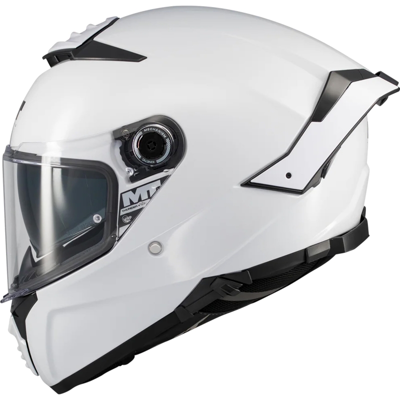 Casque intégral de moto MT Thunder 4 SV Pure A0 blanc