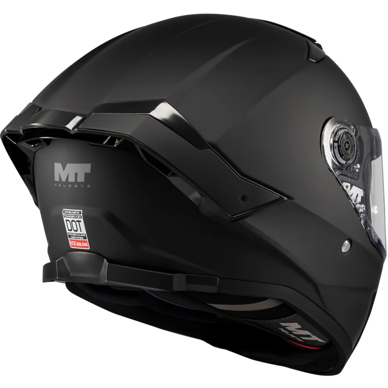 Casque intégral de moto MT Thunder 4 SV Pure A1 noir mat