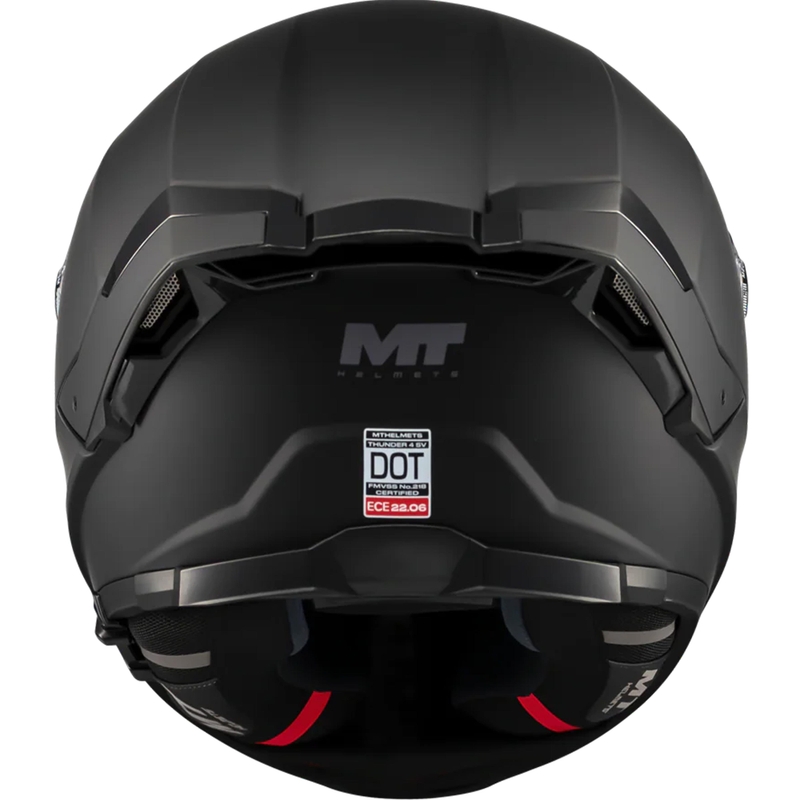 Casque intégral de moto MT Thunder 4 SV Pure A1 noir mat