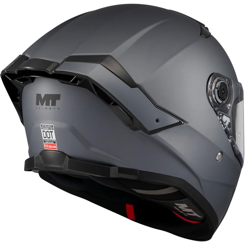 Casque intégral de moto MT Thunder 4 SV Pure A2 gris mat