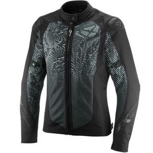 Veste de moto pour femme IXON Artemis noir et blanc