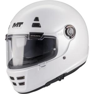 Casque intégral de moto MT Jarama SV Pure A0 blanc