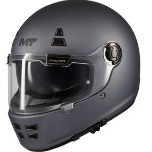 Casque intégral de moto MT Jarama SV Pure A2 gris mat