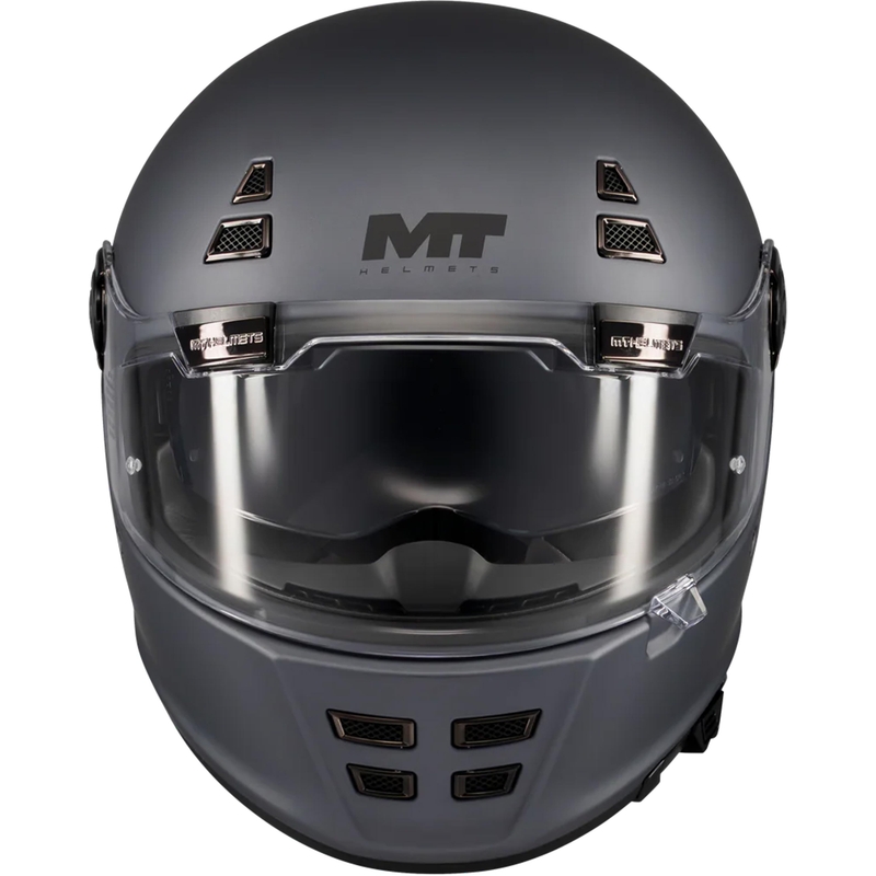 Casque intégral de moto MT Jarama SV Pure A2 gris mat