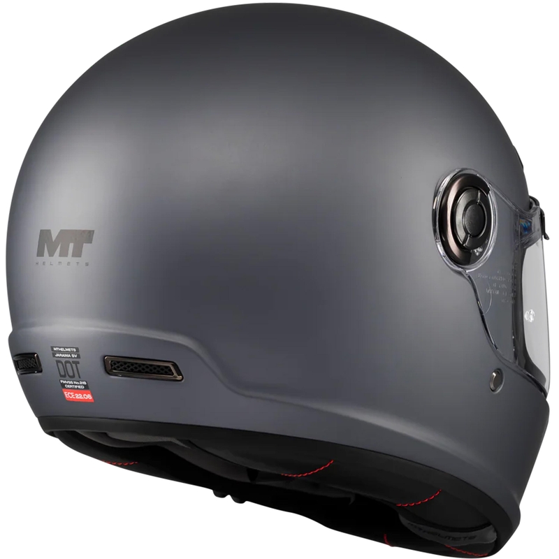 Casque intégral de moto MT Jarama SV Pure A2 gris mat