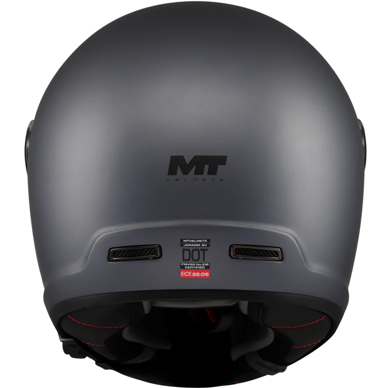 Casque intégral de moto MT Jarama SV Pure A2 gris mat