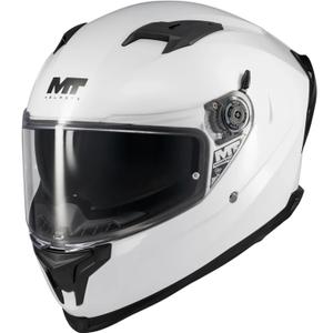 Casque moto intégral MT Braker SV Pure A0 blanc