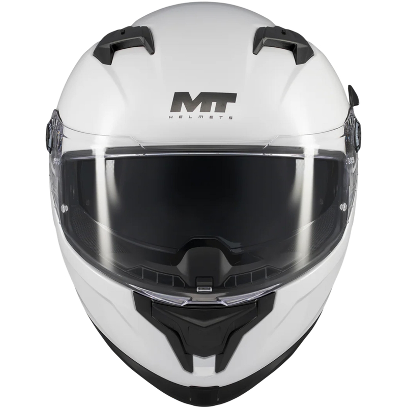 Casque moto intégral MT Braker SV Pure A0 blanc