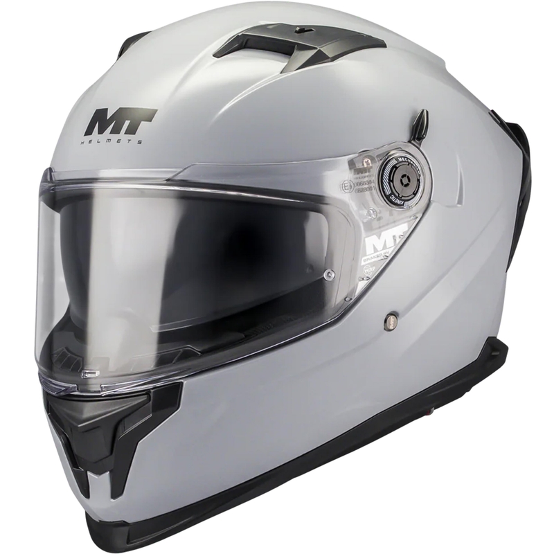 Casque moto intégral MT Braker SV Pure A12 gris