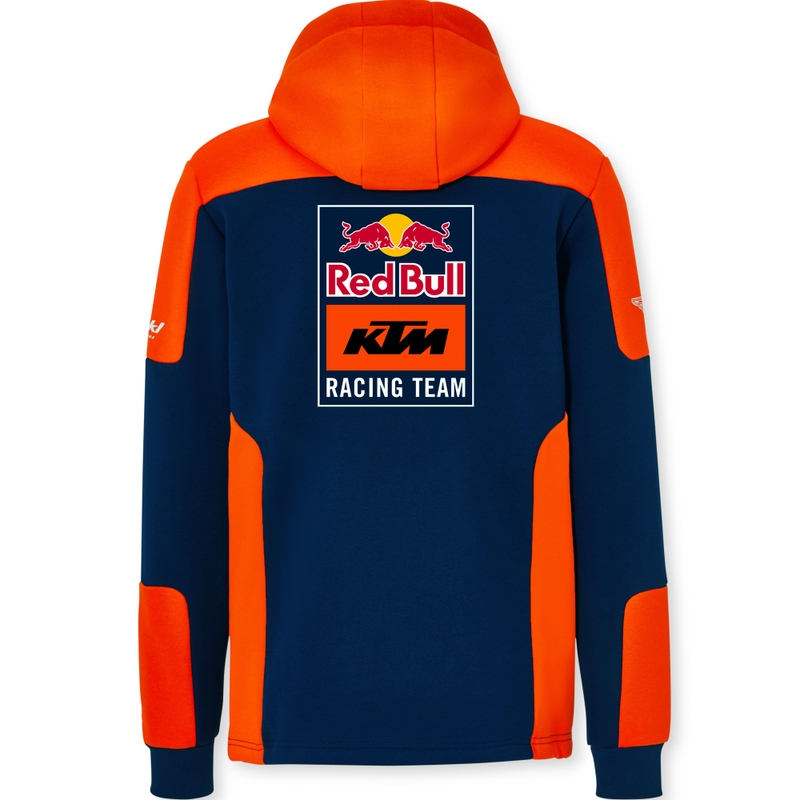 Sweat à capuche KTM Replica Team bleu-orange