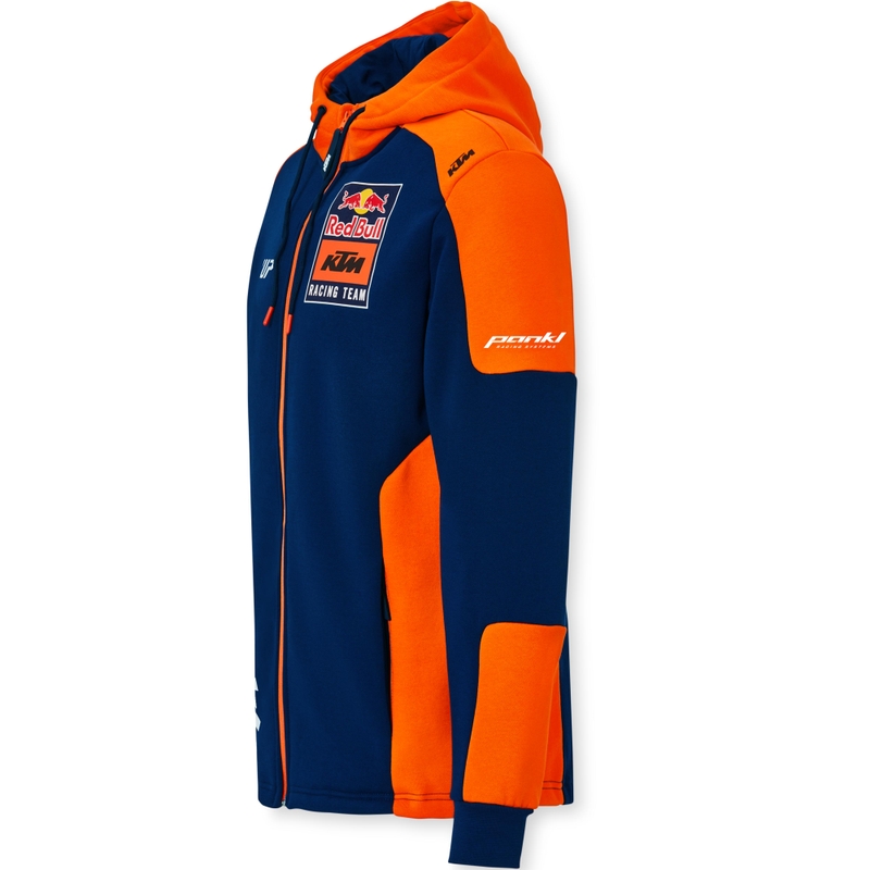 Sweat à capuche KTM Replica Team bleu-orange
