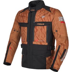 Blouson moto RSA Dakar 2 sable-noir-rouge