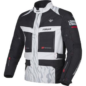 Blouson moto RSA Dakar 2 noir-gris-rouge