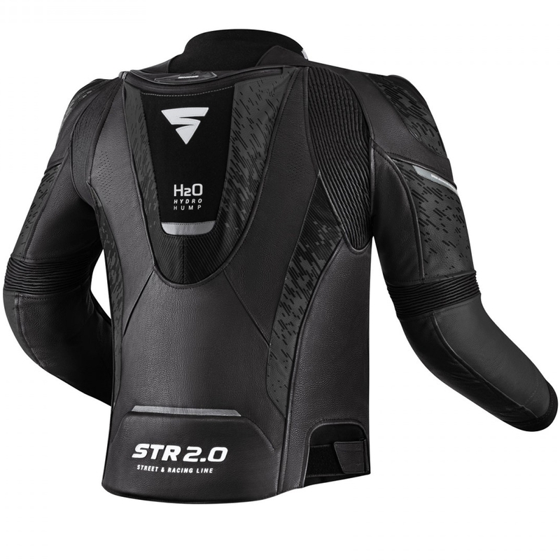 Veste de moto Shima STR 2.0 noir-gris