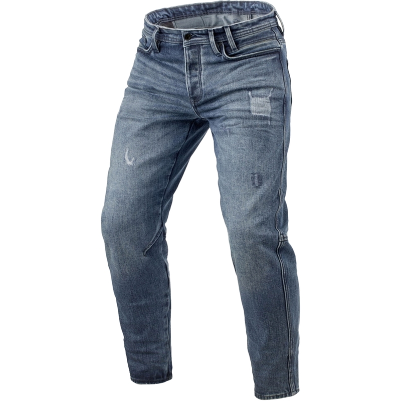 Jean moto Revit Rilan TF bleu vintage moyen