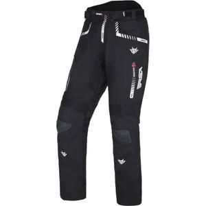 Pantalon de moto RSA Rider noir et blanc