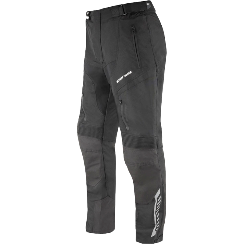 Pantalon de moto raccourci Street Racer Vix Noir