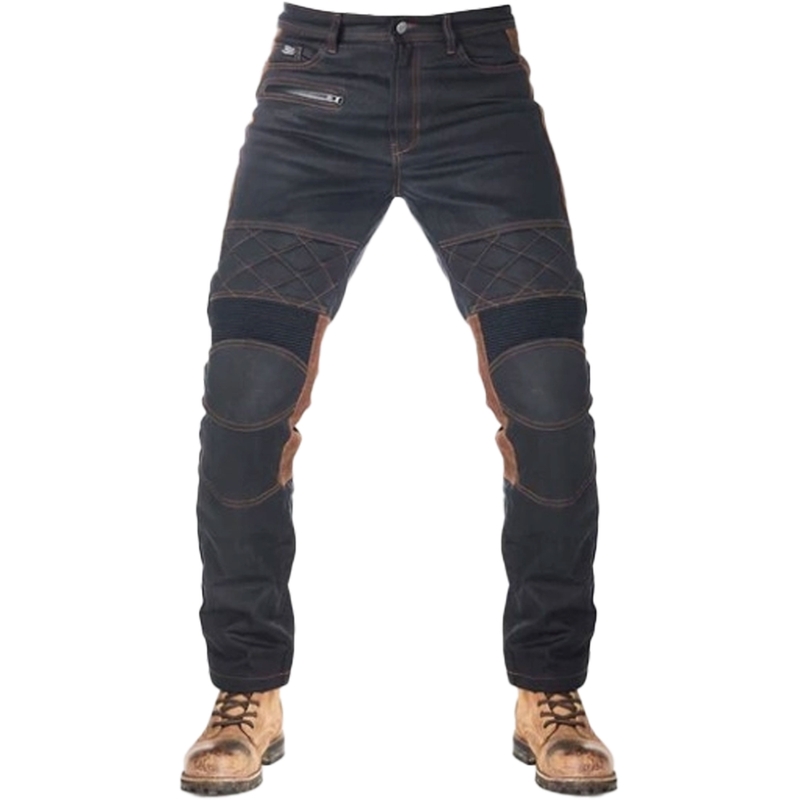 Pantalon moto Fuel Sergeant 2 Waxed Brown and Black