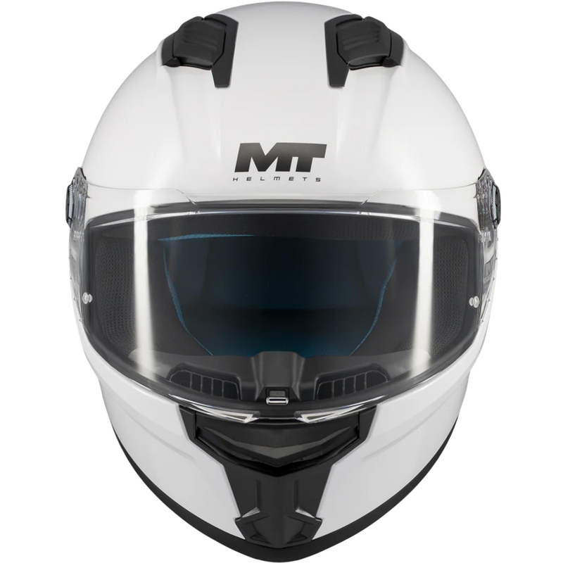 Casque intégral de moto MT Stinger 2 Pure A0 blanc