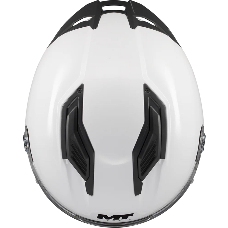Casque intégral de moto MT Stinger 2 Pure A0 blanc
