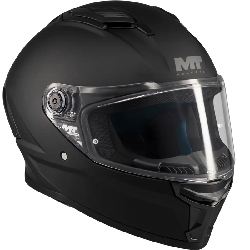 Casque intégral de moto MT Stinger 2 Pure A1 noir mat