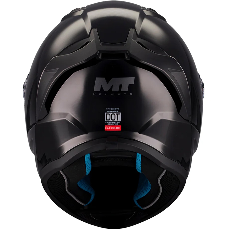 Casque intégral de moto MT Stinger 2 Pure A1 Noir