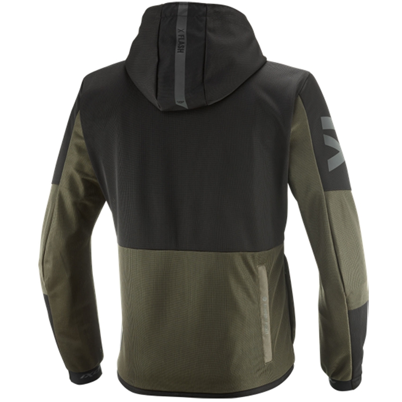 Blouson de moto IXON Park Air kaki-noir