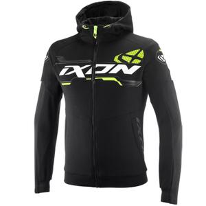 Blouson de moto IXON Touchdown Ultra noir-blanc-jaune fluo