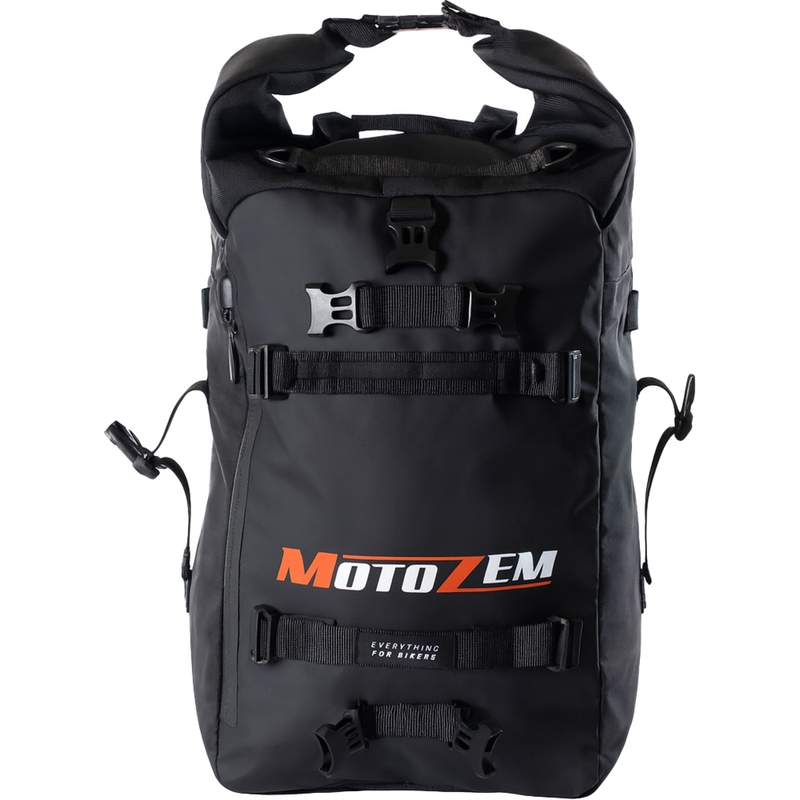 Sacoche étanche pour moto MotoZem DryBag noire 27,5 l