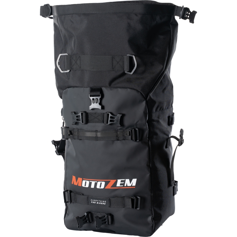 Sacoche étanche pour moto MotoZem DryBag noire 27,5 l