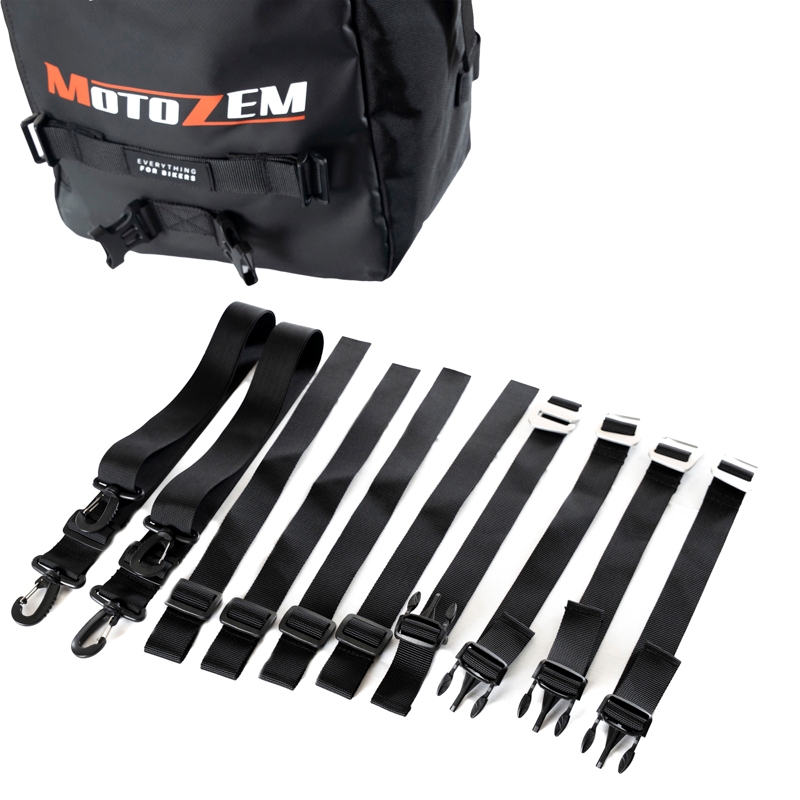 Sacoche étanche pour moto MotoZem DryBag noire 27,5 l