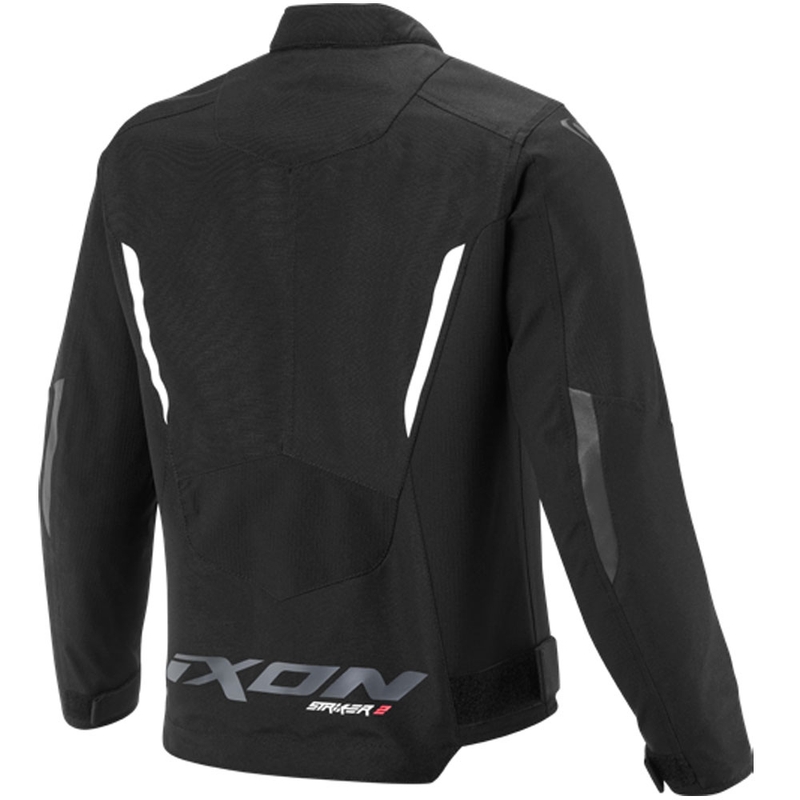 Veste de moto enfant IXON Striker 2, noir et blanc