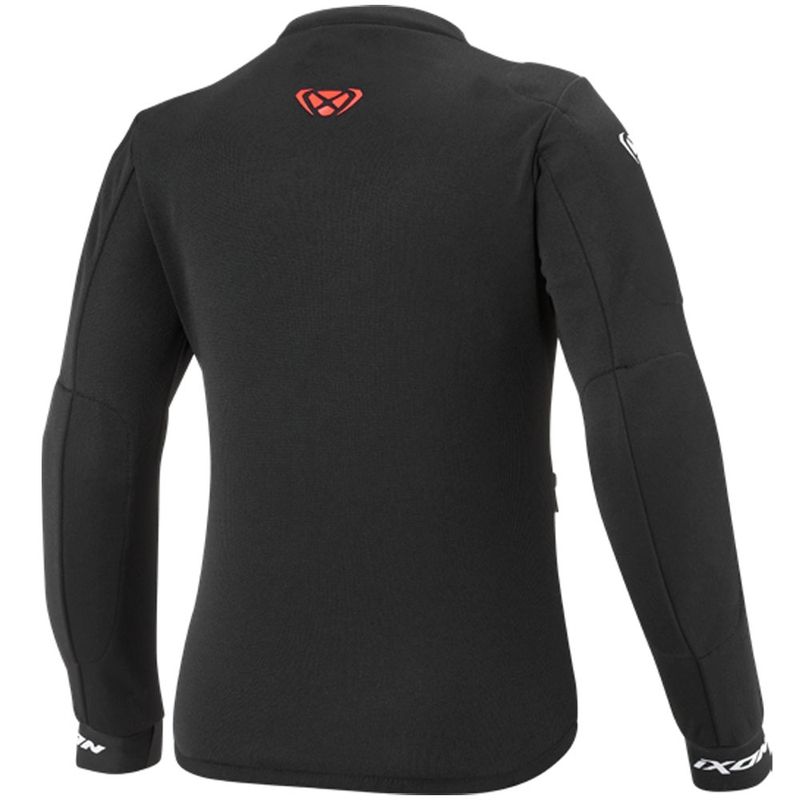 Veste de moto enfant IXON Arma noir-blanc-rouge fluo