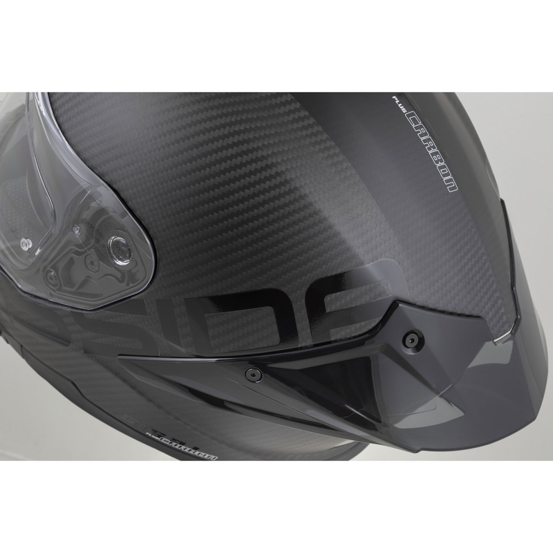 Casque intégral moto Cassida Integral GTS 2.1 Plus Carbon, noir et blanc mats.