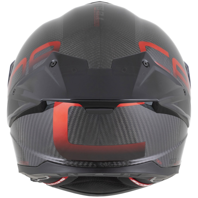 Casque intégral de moto Cassida Integral GTS 2.1 Plus Carbon, rouge carbone mat