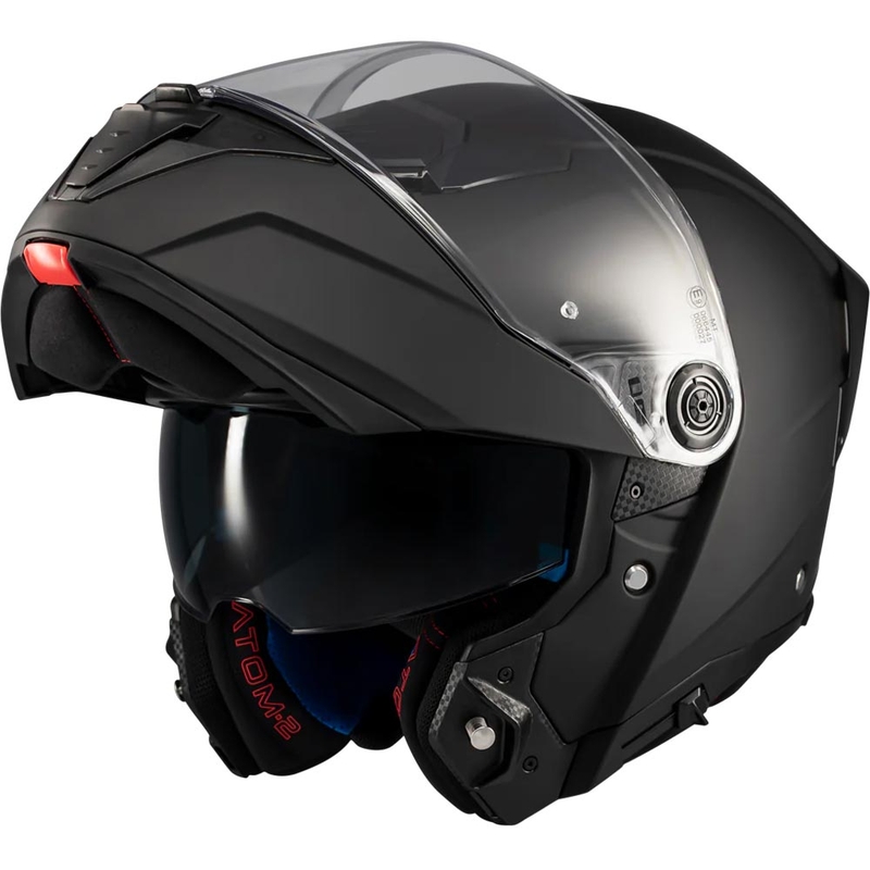 Casque de moto modulable MT Atom 2 SV Pure A1 noir mat