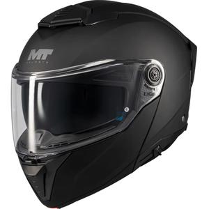 Casque de moto modulable MT Atom 2 SV Pure A1 noir mat