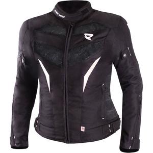 Veste moto femme Street Racer Rose noir et blanc
