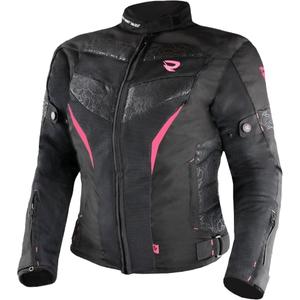 Veste de moto Street Racer Rose Air noir et rose pour femme