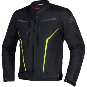 Blouson moto Ozone Delta IV noir-jaune fluo